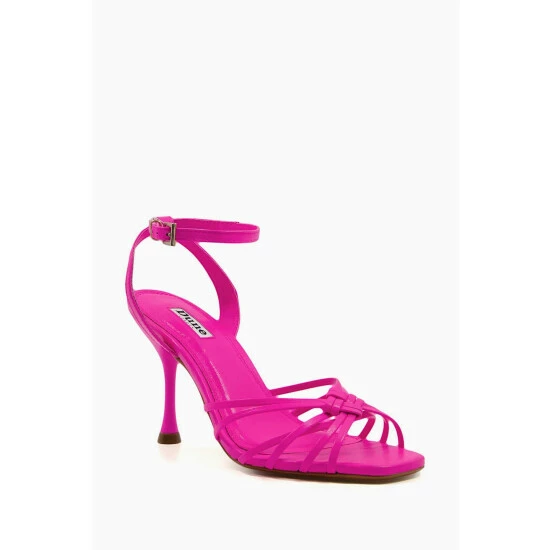 Dune London Pink Manner High Lattice Sandals 5 Dune London Pink Manner High Lattice Sandals - Image 3