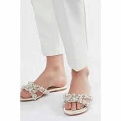 Dune London Natural Newlyweds Pearl Detail Sandals -Dune London Sales unnamed file 3650
