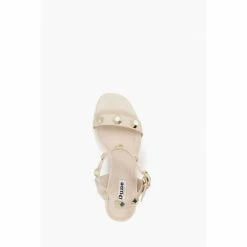 Dune London Natural Manning Giant Stud Block Sandals -Dune London Sales unnamed file 3661