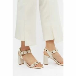 Dune London Natural Manning Giant Stud Block Sandals -Dune London Sales unnamed file 3662