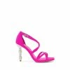 Dune London Pink Marvelled Crystal Heel Strappy Sandals -Dune London Sales unnamed file 3664