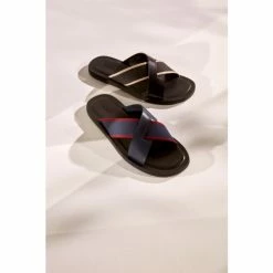 Dune London Blue Ideal Webbing Crossover Sandals -Dune London Sales unnamed file 3678