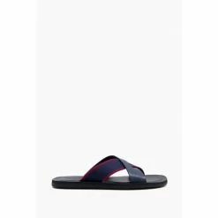 Dune London Blue Ideal Webbing Crossover Sandals -Dune London Sales unnamed file 3679