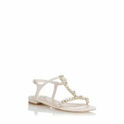 Dune London Black Nasa Embellished Flat Sandals -Dune London Sales unnamed file 3701