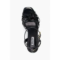 Dune London Black Manner High Lattice Sandals -Dune London Sales unnamed file 3717