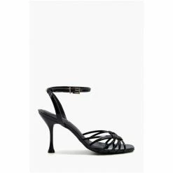 Dune London Black Manner High Lattice Sandals -Dune London Sales unnamed file 3720
