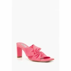 Alternative view of Dune London Pink Magnet Twist Knot Mules