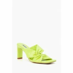 Alternative view of Dune London Green Magnet Twist Knot Mules
