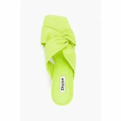 Dune London Green Magnet Twist Knot Mules -Dune London Sales unnamed file 3735