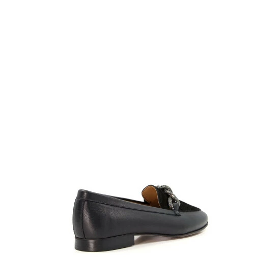 Dune London Gracianna Diamante Twist Rope Black Loafers 5 Dune London Gracianna Diamante Twist Rope Black Loafers - Image 3