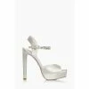 Dune London Natural Miracle Crystal Embellished Platform Wedding Sandals -Dune London Sales unnamed file 3744