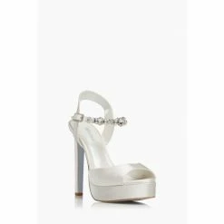 Alternative view of Dune London Natural Miracle Crystal Embellished Platform Wedding Sandals
