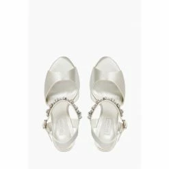 Dune London Natural Miracle Crystal Embellished Platform Wedding Sandals -Dune London Sales unnamed file 3746
