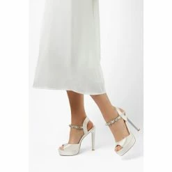 Dune London Natural Miracle Crystal Embellished Platform Wedding Sandals -Dune London Sales unnamed file 3748