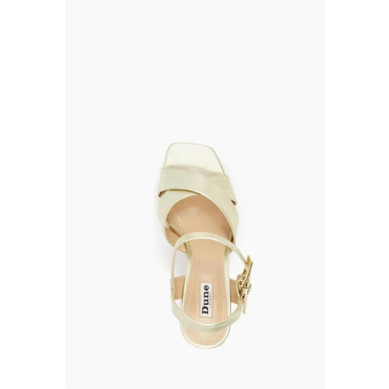 Dune London Natural Jealous T Platform Sandals 5 Dune London Natural Jealous T Platform Sandals - Image 3