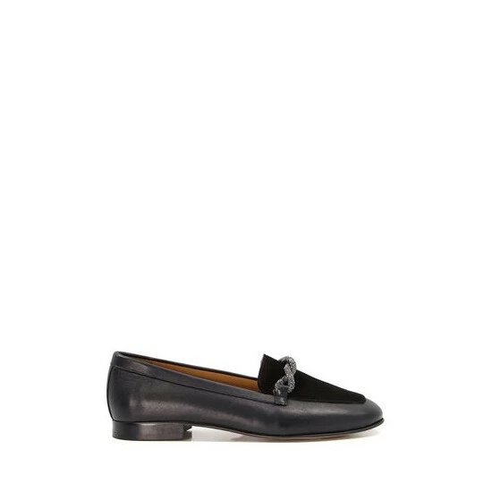 Dune London Gracianna Diamante Twist Rope Black Loafers 8 Dune London Gracianna Diamante Twist Rope Black Loafers - Image 6
