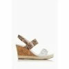 Dune London Kendyl White Leather Wedge Sandals -Dune London Sales unnamed file 3774