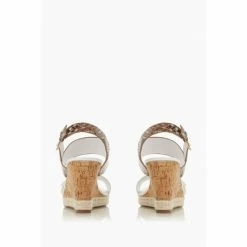 Dune London Kendyl White Leather Wedge Sandals -Dune London Sales unnamed file 3776
