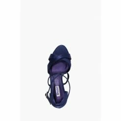 Dune London Blue Maribel Satin Cross Strap Heels -Dune London Sales unnamed file 3783