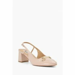 Alternative view of Dune London Wide Fit Nude Cassie Snaffle Open Court Shoes