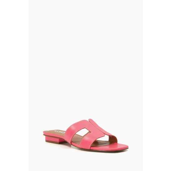Dune London Pink Loupe Smart Slider Sandals 4 Dune London Pink Loupe Smart Slider Sandals - Image 2