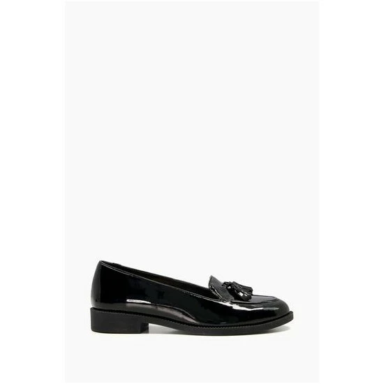 Dune London Black Global Almond Tassel Loafers 7 Dune London Black Global Almond Tassel Loafers - Image 5