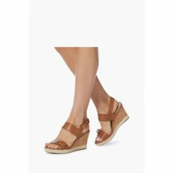 Dune London Kendyl Leather Brown Wedge Sandals -Dune London Sales unnamed file 3813