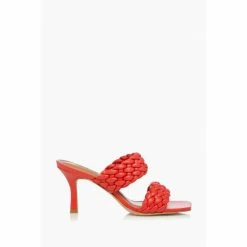 Dune London Moritz T Padded Weave Strap Mules