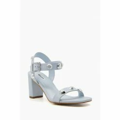 Alternative view of Dune London Blue Manning Giant Stud Block Sandals