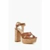 Dune London Jealous T Platform Brown Sandals -Dune London Sales unnamed file 3850