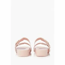 Dune London Pink Loren T Buckle Slider Sandals -Dune London Sales unnamed file 3858