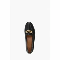 Dune London Black Goldsmith Chain Trim Loafers 10 Dune London Black Goldsmith Chain Trim Loafers -Dune London Sales unnamed file 386