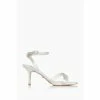 Dune London Natural Mirra Cross Strap Mid Heel Sandals -Dune London Sales unnamed file 3866