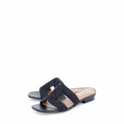 Alternative view of Dune London Black Loupe Smart Slider Sandals