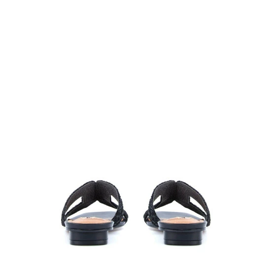 Dune London Black Loupe Smart Slider Sandals 6 Dune London Black Loupe Smart Slider Sandals - Image 4