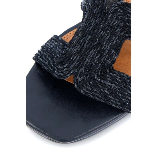 Dune London Black Loupe Smart Slider Sandals 7 Dune London Black Loupe Smart Slider Sandals - Image 5