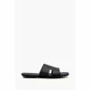 Dune London Black Incense Saffiano Emboss Sandals -Dune London Sales unnamed file 3889