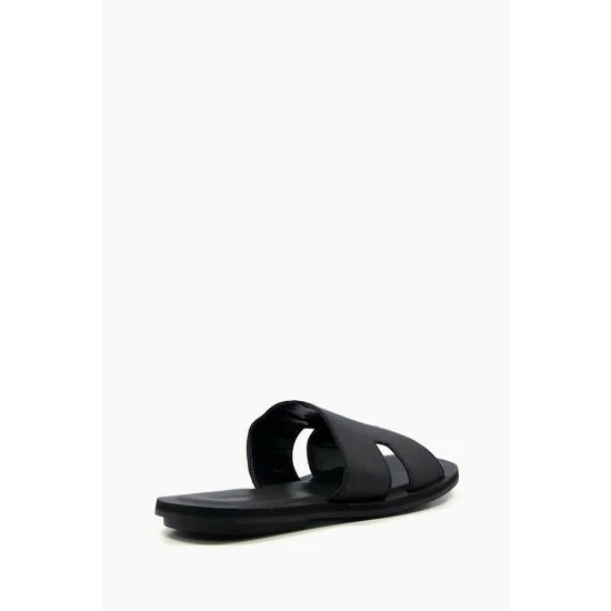 Dune London Black Incense Saffiano Emboss Sandals 5 Dune London Black Incense Saffiano Emboss Sandals - Image 3