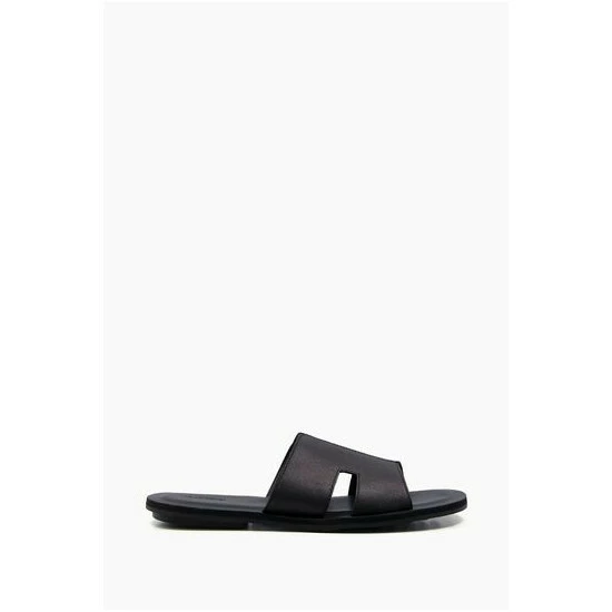 Dune London Black Incense Saffiano Emboss Sandals 8 Dune London Black Incense Saffiano Emboss Sandals - Image 6