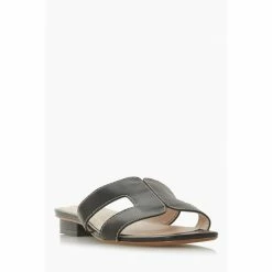 Alternative view of Dune London Black Loupe Smart Slider Sandals
