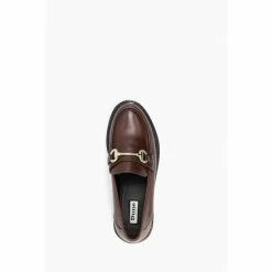 Dune London Gallagher Brown Chunky Snaffle Trim Shoes -Dune London Sales unnamed file 391