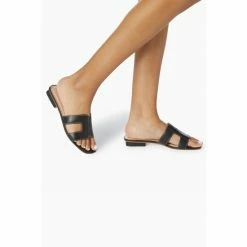 Dune London Black Loupe Smart Slider Sandals -Dune London Sales unnamed file 3911