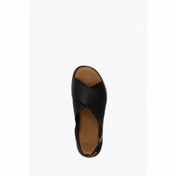 Dune London Black Latest Cross Strap Soft Volume Sandals -Dune London Sales unnamed file 3915