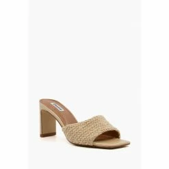 Alternative view of Dune London Natural March Set Back Heel Mules