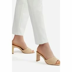 Dune London Natural March Set Back Heel Mules -Dune London Sales unnamed file 3923
