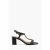 Dune London Black Just Hardware Detail Block Sandals -Dune London Sales unnamed file 3925