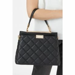 Dune London Black Dates Large Quilted Top Handle Bag -Dune London Sales unnamed file 3947