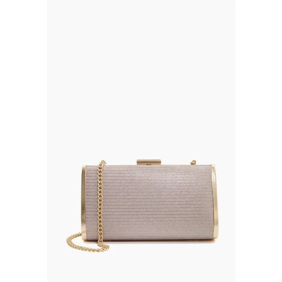 Dune London Rose Gold Blaike Slim Hard Case Clutch Bag 3 Dune London Rose Gold Blaike Slim Hard Case Clutch Bag