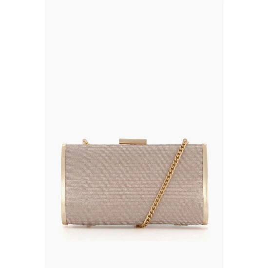 Dune London Rose Gold Blaike Slim Hard Case Clutch Bag 4 Dune London Rose Gold Blaike Slim Hard Case Clutch Bag - Image 2