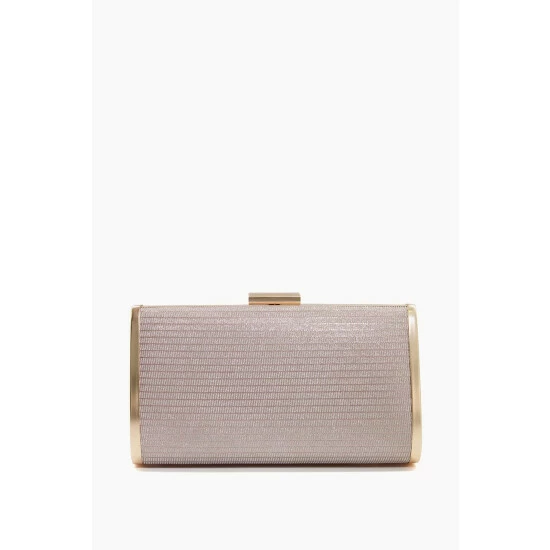 Dune London Rose Gold Blaike Slim Hard Case Clutch Bag 5 Dune London Rose Gold Blaike Slim Hard Case Clutch Bag - Image 3